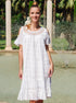 Kleid Weiß 23F-828 C FRESH COTTON